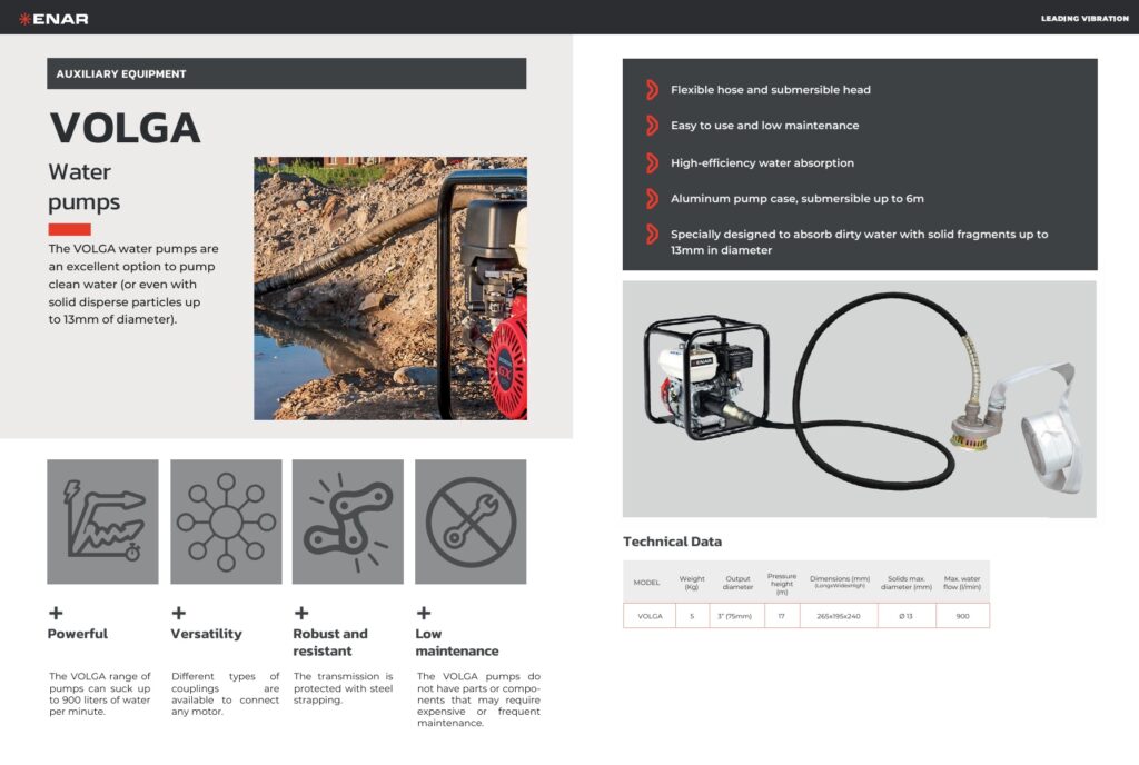 Katalog popm wody Enar Volga