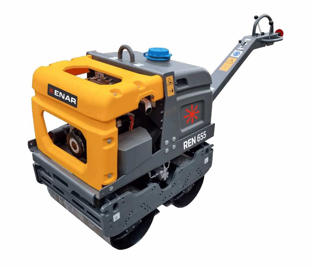 Walec wibracyjny Enar REN 655 do zagęszczania gruntu 